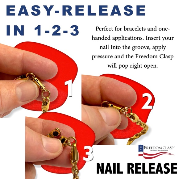 18k Gold Plated Rope Bracelet featuring Freedom Clasp™️ - Picture 5 of 9